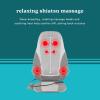 imageHoMedics Shiatsu  Kneading ampamp Vibration Massage Cushion with Heat Deep Kneading Handheld Remote Lumbar Vibration Waves 3 Massage Zones Upper LowerFull BackFits Most Chairs Premium FabricGrey