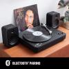 imageHouse of Marley Stir It Up Wireless Turntable Vinyl Record Player with Wireless Bluetooth Connectivity 2 Speed Belt Builtin PreAmp and Sustainable MaterialsBlack