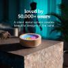 imageHomedics Drift 10 Wood Sand Table  App Controlled Moving Sand Art for Desk Automated Sandscape Display with LED Lights Quiet Metal Sphere Modern Zen Relaxation Home Office Decor Black WalnutWhite Ash