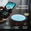 imageHomedics Drift 10 Wood Sand Table  App Controlled Moving Sand Art for Desk Automated Sandscape Display with LED Lights Quiet Metal Sphere Modern Zen Relaxation Home Office Decor Black WalnutBlack Walnut