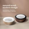 imageHomedics Drift 10 Wood Sand Table  App Controlled Moving Sand Art for Desk Automated Sandscape Display with LED Lights Quiet Metal Sphere Modern Zen Relaxation Home Office Decor Black WalnutBlack Walnut