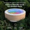 imageHomedics Drift 10 Wood Sand Table  App Controlled Moving Sand Art for Desk Automated Sandscape Display with LED Lights Quiet Metal Sphere Modern Zen Relaxation Home Office Decor Black WalnutWhite Ash