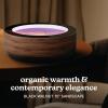 imageHomedics Drift 10 Wood Sand Table  App Controlled Moving Sand Art for Desk Automated Sandscape Display with LED Lights Quiet Metal Sphere Modern Zen Relaxation Home Office Decor Black WalnutBlack Walnut