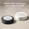 imageHomedics Drift 11 Sandscape  Version 20 with Updated Connected Experience Smart WiFi Zen Table Dcor LED Ambient Light Modern Sand Art for Relaxation amp Mindfulness Home amp Office Calm DcorCream