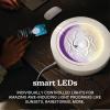 imageHomedics Drift 11 Sandscape  Version 20 with Updated Connected Experience Smart WiFi Zen Table Dcor LED Ambient Light Modern Sand Art for Relaxation amp Mindfulness Home amp Office Calm DcorCream