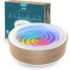 imageHomedics Drift 10 Wood Sand Table  App Controlled Moving Sand Art for Desk Automated Sandscape Display with LED Lights Quiet Metal Sphere Modern Zen Relaxation Home Office Decor Black WalnutWhite Ash