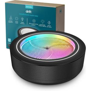 imageHomedics Drift 11 Sandscape  Version 20 with Updated Connected Experience Smart WiFi Zen Table Dcor LED Ambient Light Modern Sand Art for Relaxation amp Mindfulness Home amp Office Calm DcorBlack