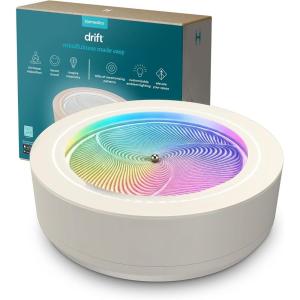imageHomedics Drift 11 Sandscape  Version 20 with Updated Connected Experience Smart WiFi Zen Table Dcor LED Ambient Light Modern Sand Art for Relaxation amp Mindfulness Home amp Office Calm DcorCream