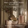 imageHomedics Waterless Essential Oil Diffuser with 15ml Vanilla Cedarwood Fragrance Oil SereneScent Cordless Cold Air Scent Diffuser Starter Kit with Ambient Light Studio 671 TerracottaTerracotta
