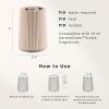 imageHomedics Waterless Essential Oil Diffuser with 15ml Vanilla Cedarwood Fragrance Oil SereneScent Cordless Cold Air Scent Diffuser Starter Kit with Ambient Light Studio 671 TerracottaBeige