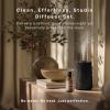 imageHomedics Waterless Essential Oil Diffuser with 15ml Vanilla Cedarwood Fragrance Oil SereneScent Cordless Cold Air Scent Diffuser Starter Kit with Ambient Light Studio 671 TerracottaBlack