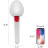 imageHoMedics Cordless Percussion Body Massager with Soothing Heat Lightweight Handheld Ergonomic with 2 Intensity Settings and Rechargeable Battery