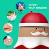 imageHoMedics Holly Jolly Mini Massager Handheld Cordless Portable and Vibrating for Neck Back Legs Shoulder and Body Santa