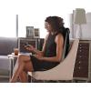 imageHoMedics Shiatsu Pro Plus Heated Massage Cushion Heated Vibrating Pad DualKneading Back Shoulder Thigh amp Neck Massager Fits Most Chairs Black and Grey