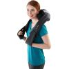 imageHomedics Cordless True Touch Neck and Shoulder Massager with Heat 3 Speeds Rechargeable Battery Reverse Function Flex Handles and Comfort Wrap