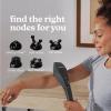 imageHomedics Deep Tissue Percussion Massager with 3 Speeds 5 Attachments and Long Handle for HardtoReach Areas