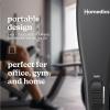 imageHomedics Deep Tissue Percussion Massager with 3 Speeds 5 Attachments and Long Handle for HardtoReach Areas