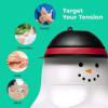 imageHomedics Holly Jolly Mini Massager Handheld Cordless Portable and Vibrating for Neck Back Legs Shoulder and Body Snowman