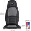 imageHomedics Perfect Temp Travel Massage Cushion 6Motor Vibration Massage and Soothing Heating Cooling Zone Control TAVC275H