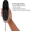 imageHomedics Perfect Touch Masseuse Heated Massage Cushion  App Controlled Adjustable Height 4 Massage Styles  Relief for Back Shoulder amp Neck  Shiatsu Rolling Percussion or Combination Massage