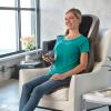 imageHomedics Perfect Touch Masseuse Heated Massage Cushion  App Controlled Adjustable Height 4 Massage Styles  Relief for Back Shoulder amp Neck  Shiatsu Rolling Percussion or Combination Massage