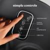 imageHomedics Shiatsu Foot Massager with Heat Air Compression amp Vibration 3 Intensity Levels ToeTouch Controls Removable Washable Inserts