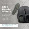 imageHomedics Shiatsu Foot Massager with Heat Air Compression amp Vibration 3 Intensity Levels ToeTouch Controls Removable Washable Inserts