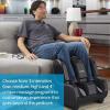 imageHomedics Therapist Select Foot and Calf Massager Rolling Massage 4 Programs 3 Intensities Adjustable Tilt for Comfort amp Washable Liners Black