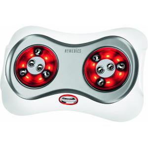 imageHomedics Shiatsu Foot Massager with Heat 4 Rotational Heads 10 Massage Nodes Therapeutic Kneading amp Rolling Warming Massage