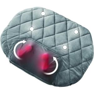 imageHomedics Shiatsu and Vibration Body Massager Portable Cushion with 5 Settings Soothing Heat Reverse Function Hand Controller and 2Year Warranty