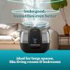 imageHOMEDICS Total Comfort Ultrasonic Humidifier with UVC Technology Warm and Cool Mist TopFill 120Hour 2Gallon For Rooms Up To 587sq ft Black