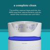 imageHomedics 5in1 UVC Air Purifier  Extra Large Air Purifiers for Bedroom and Home Essential Oil Pads BuiltIn Timer 5 Speed Settings for Large Rooms White  RenewedWhite
