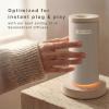 imageHomedics SereneScent Wellness Oil Refill for Waterless Diffusers Lavender amp Eucalyptus 15ml Plug amp Play Fragrance Oil Bottle Aromatherapy Scent Refill for Home Office Bedroom Compact DiffusersLavender  Eucalyptus