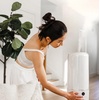 image:imageHomedics Warm and Cool Mist Ultrasonic Humidifier for Large Rooms  2 Gallon TopFill Tank UVC Technology to Reduce Bacteria amp Mold 90Hour Runtime Smart Humidistat Remote amp Nightlight