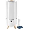 image:imageHomedics Warm and Cool Mist Ultrasonic Humidifier for Large Rooms  2 Gallon TopFill Tank UVC Technology to Reduce Bacteria amp Mold 90Hour Runtime Smart Humidistat Remote amp Nightlight