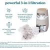 image:imageHomedics Natura Air Purifier for Home Bedroom amp Office True HEPA Air Cleaner with Activated Carbon Air Filter Smart Air Quality Sensor Auto Mode Sleep Mode Timer Odor Reducer Aromatherapy Tray