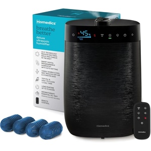 image:imageHomedics Deluxe Untrasonic Humidifier with Warm and Cool Mist plus the Homedics Demineralization Catridges