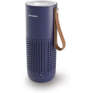 image:imageHomedics Mini Air Purifier Portable Air Purifier with HEPAType Filter amp Activated Carbon USB Rechargeable Small Air Purifier for Bedroom Home Office Car Travel amp Dorm 3 Fan Speeds WhiteBlue