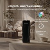 image:imageHomedics Portable Humidifier Small Ultrasonic Cool Mist Gloss Black  Humidifier for Bedroom Desk amp Travel Mini Personal Humidifier 77 oz Tank Auto Shutoff Night Light RechargeableBlack