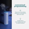 image:imageHomedics Portable Humidifier Small Ultrasonic Cool Mist Gloss Black  Humidifier for Bedroom Desk amp Travel Mini Personal Humidifier 77 oz Tank Auto Shutoff Night Light RechargeableWhite