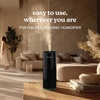 image:imageHomedics Portable Humidifier Small Ultrasonic Cool Mist Gloss Black  Humidifier for Bedroom Desk amp Travel Mini Personal Humidifier 77 oz Tank Auto Shutoff Night Light RechargeableBlack