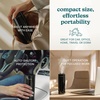 image:imageHomedics Portable Humidifier Small Ultrasonic Cool Mist Gloss Black  Humidifier for Bedroom Desk amp Travel Mini Personal Humidifier 77 oz Tank Auto Shutoff Night Light RechargeableBlack