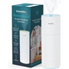 image:imageHomedics Portable Humidifier Small Ultrasonic Cool Mist Gloss Black  Humidifier for Bedroom Desk amp Travel Mini Personal Humidifier 77 oz Tank Auto Shutoff Night Light RechargeableWhite