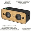 image:imageHouse of Marley Get Together 2 Mini Portable Speaker with Wireless Bluetooth Connectivity 15 Hours of Playtime and Sustainable Materials Signature BlackGet Together 2 XL