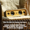 image:imageHouse of Marley Get Together 2 Mini Portable Speaker with Wireless Bluetooth Connectivity 15 Hours of Playtime and Sustainable Materials Signature BlackGet Together 2