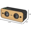 image:imageHouse of Marley Get Together 2 Mini Portable Speaker with Wireless Bluetooth Connectivity 15 Hours of Playtime and Sustainable Materials Signature BlackGet Together 2 XL
