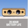 image:imageHouse of Marley Get Together 2 Mini Portable Speaker with Wireless Bluetooth Connectivity 15 Hours of Playtime and Sustainable Materials Signature BlackGet Together 2