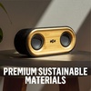 image:imageHouse of Marley Get Together 2 Mini Portable Speaker with Wireless Bluetooth Connectivity 15 Hours of Playtime and Sustainable Materials Signature BlackGet Together 2 Mini