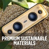 image:imageHouse of Marley Get Together 2 Mini Portable Speaker with Wireless Bluetooth Connectivity 15 Hours of Playtime and Sustainable Materials Signature BlackGet Together 2